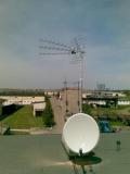 Zestaw anten do stacji czołowej